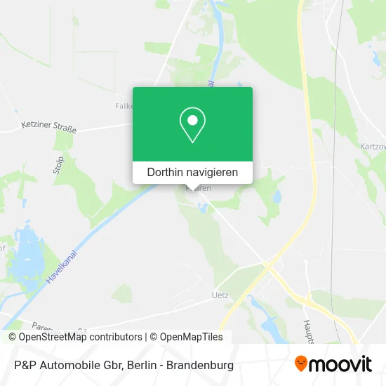 P&P Automobile Gbr Karte