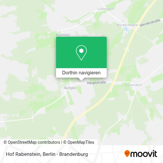 Hof Rabenstein Karte