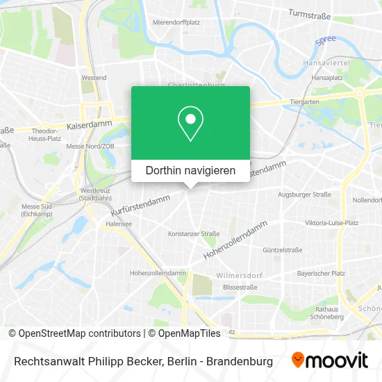 Rechtsanwalt Philipp Becker Karte