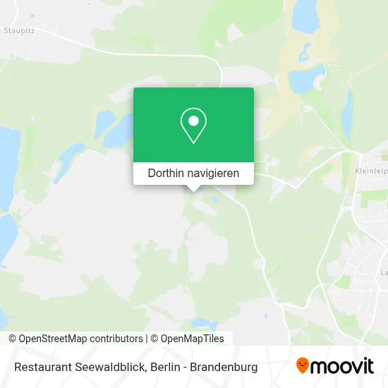Restaurant Seewaldblick Karte