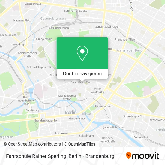 Fahrschule Rainer Sperling Karte