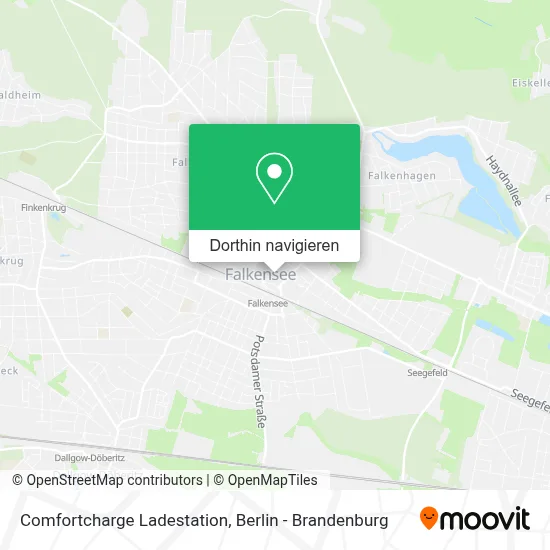 Comfortcharge Ladestation Karte