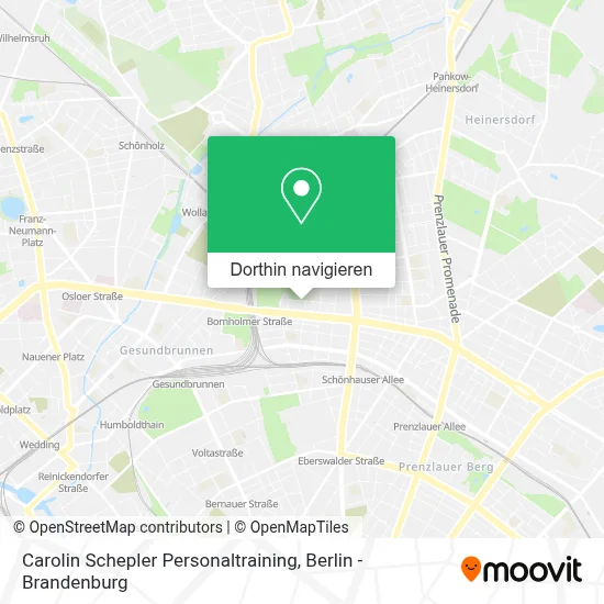 Carolin Schepler Personaltraining Karte