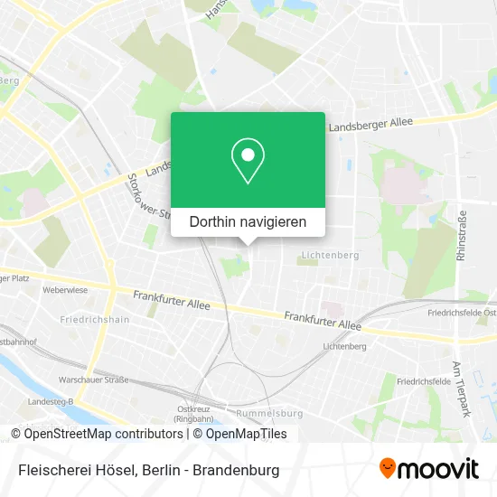 Fleischerei Hösel Karte