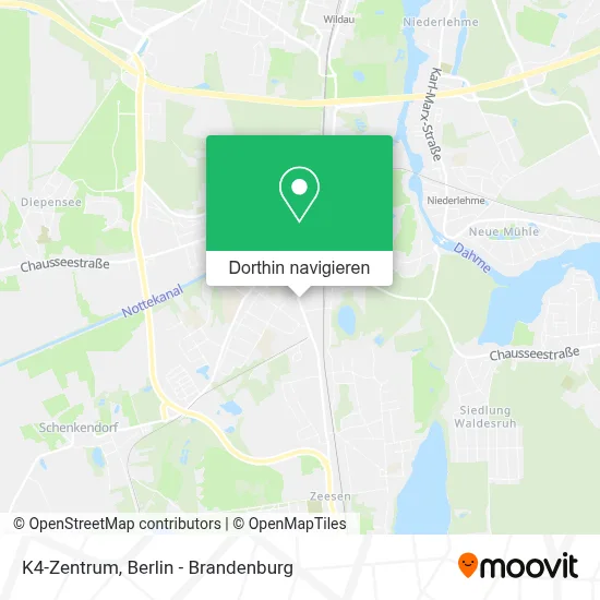 K4-Zentrum Karte