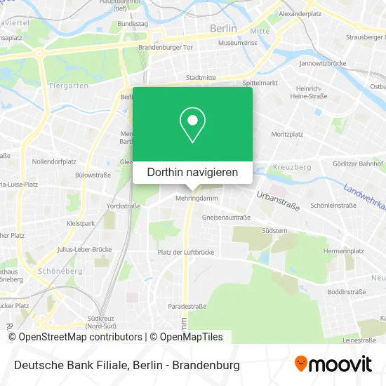 Deutsche Bank Filiale Karte