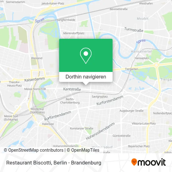 Restaurant Biscotti Karte