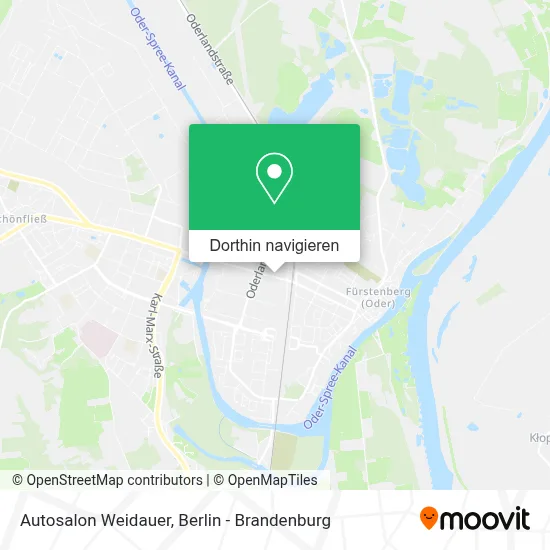 Autosalon Weidauer Karte