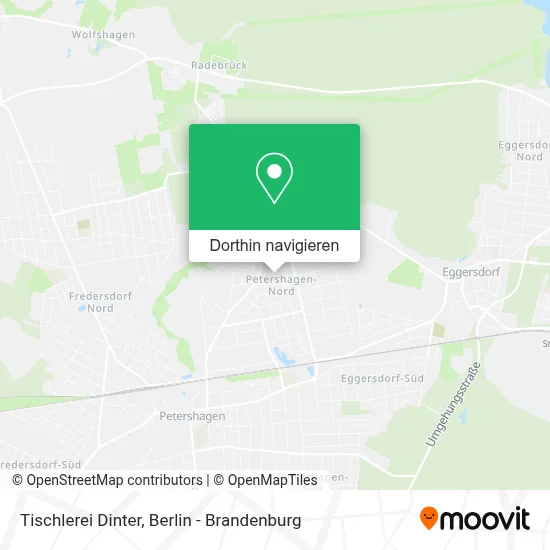 Tischlerei Dinter Karte