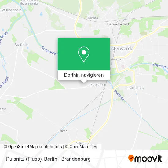Pulsnitz (Fluss) Karte