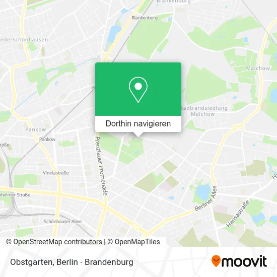 Obstgarten Karte