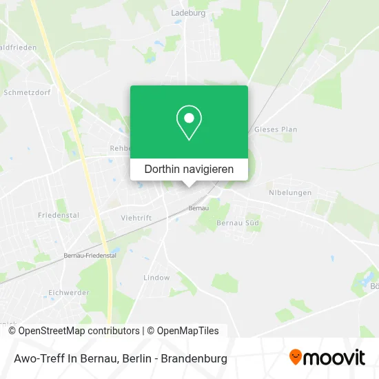 Awo-Treff In Bernau Karte