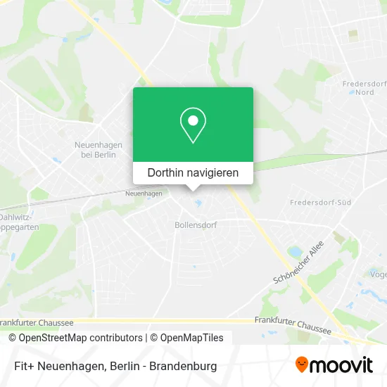 Fit+ Neuenhagen Karte