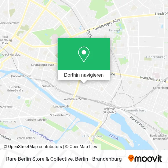 Rare Berlin Store & Collective Karte