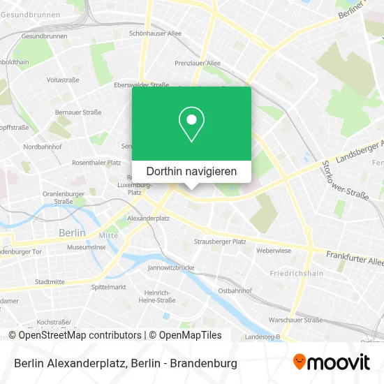 Berlin Alexanderplatz Karte