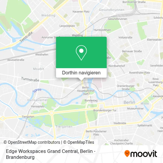 Edge Workspaces Grand Central Karte