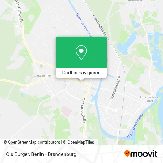 Ois Burger Karte