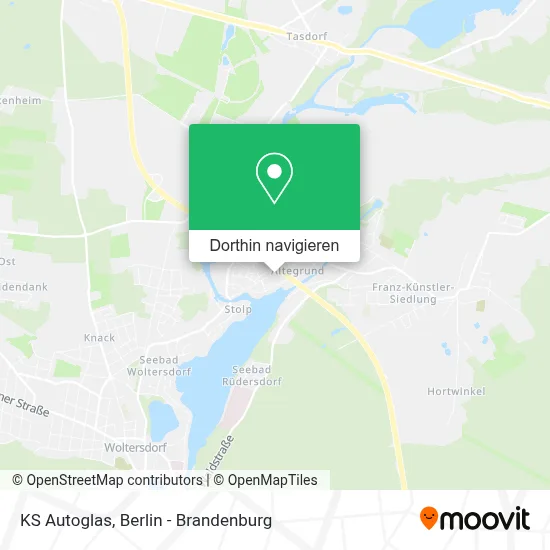 KS Autoglas Karte