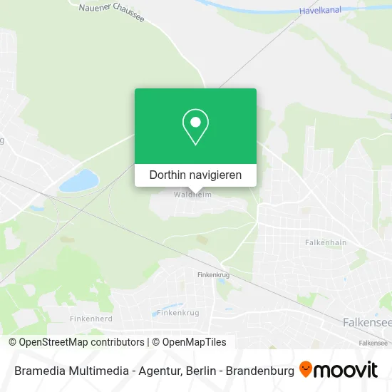 Bramedia Multimedia - Agentur Karte