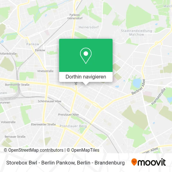 Storebox Bwl - Berlin Pankow Karte