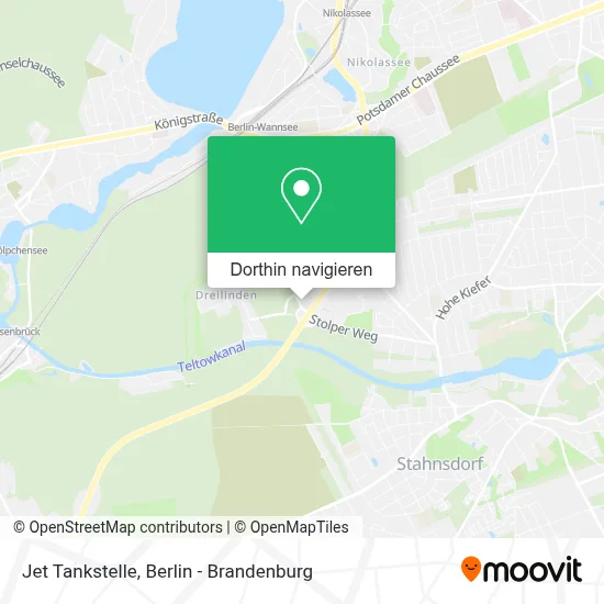 Jet Tankstelle Karte