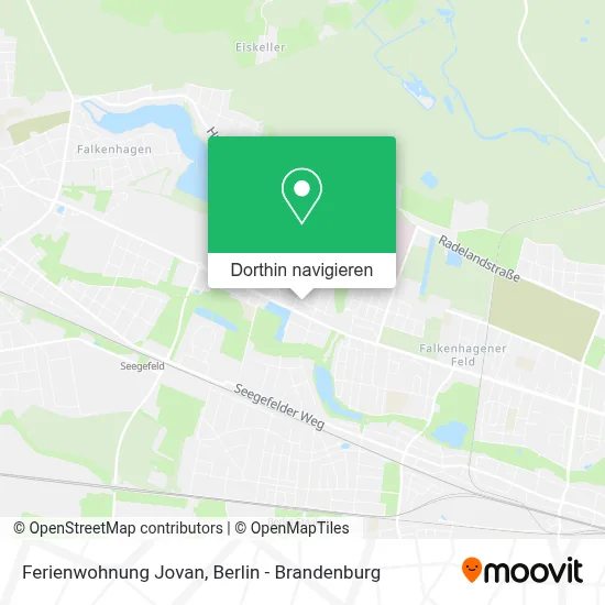 Ferienwohnung Jovan Karte