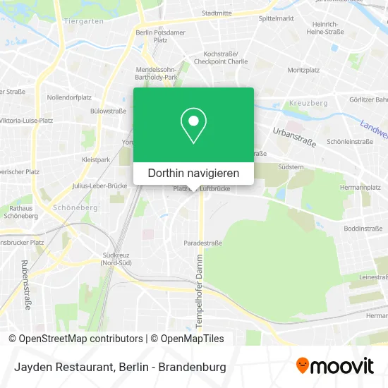 Jayden Restaurant Karte