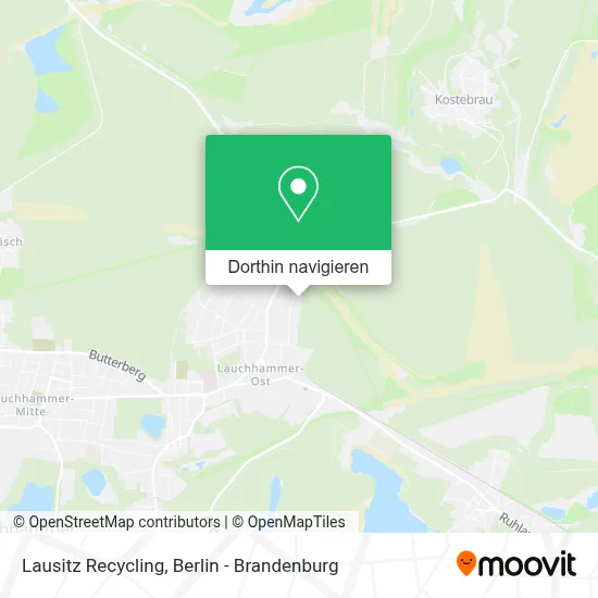 Lausitz Recycling Karte