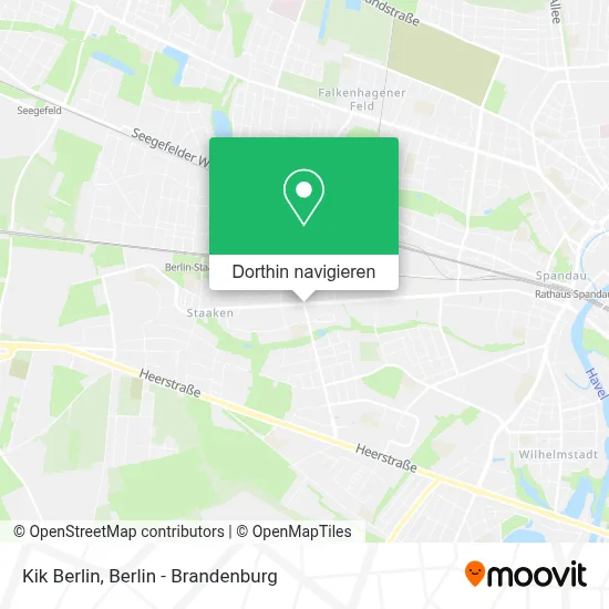 Kik Berlin Karte