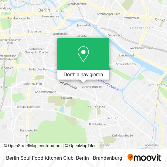 Berlin Soul Food Kitchen Club Karte