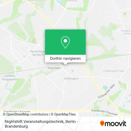 Nightshift Veranstaltungstechnik Karte