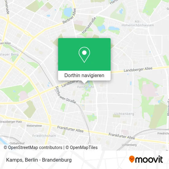 Kamps Karte