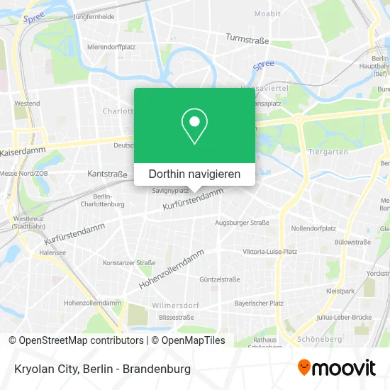 Kryolan City Karte