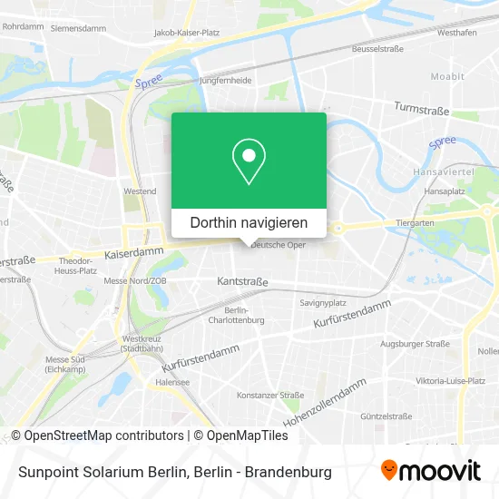 Sunpoint Solarium Berlin Karte