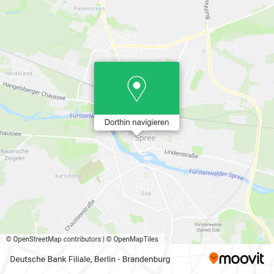 Deutsche Bank Filiale Karte