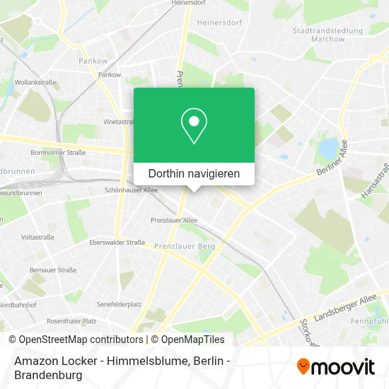 Amazon Locker - Himmelsblume Karte