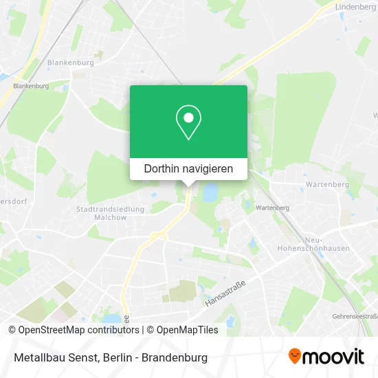 Metallbau Senst Karte
