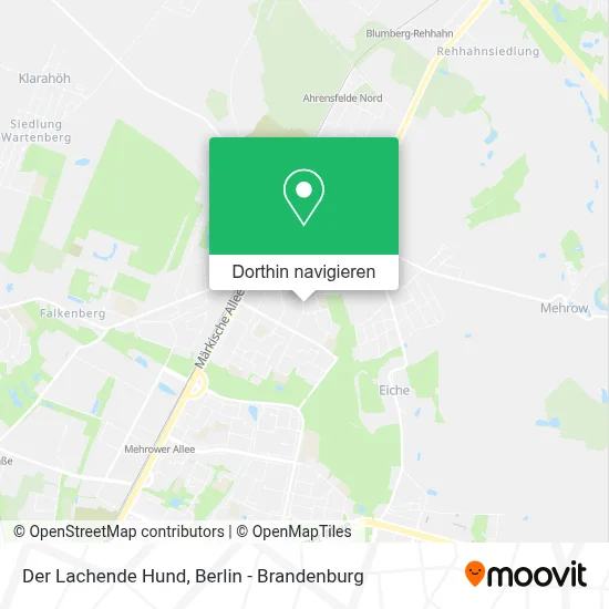 Der Lachende Hund Karte