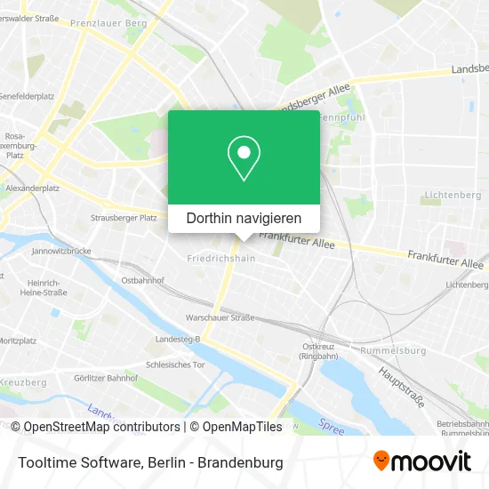 Tooltime Software Karte