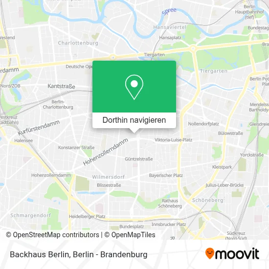 Backhaus Berlin Karte