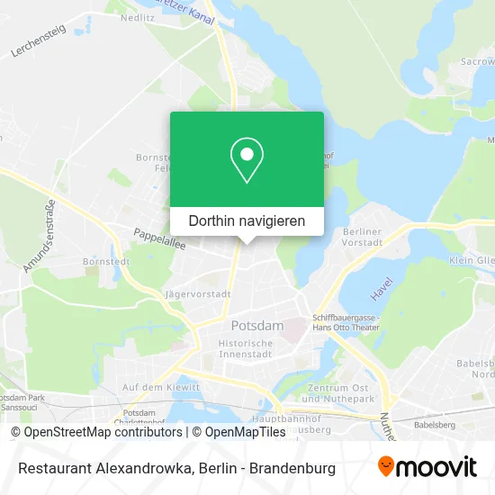 Restaurant Alexandrowka Karte