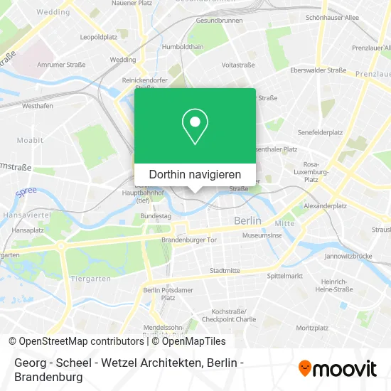 Georg - Scheel - Wetzel Architekten Karte