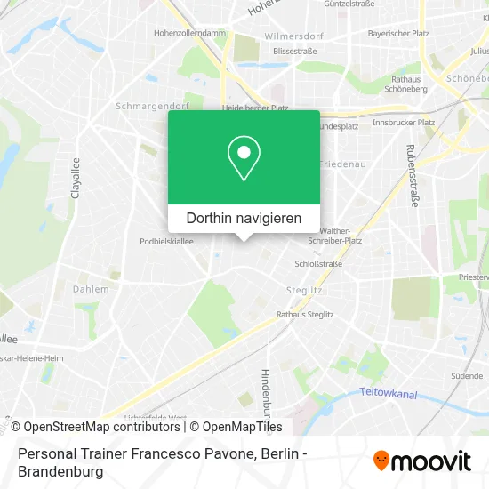 Personal Trainer Francesco Pavone Karte