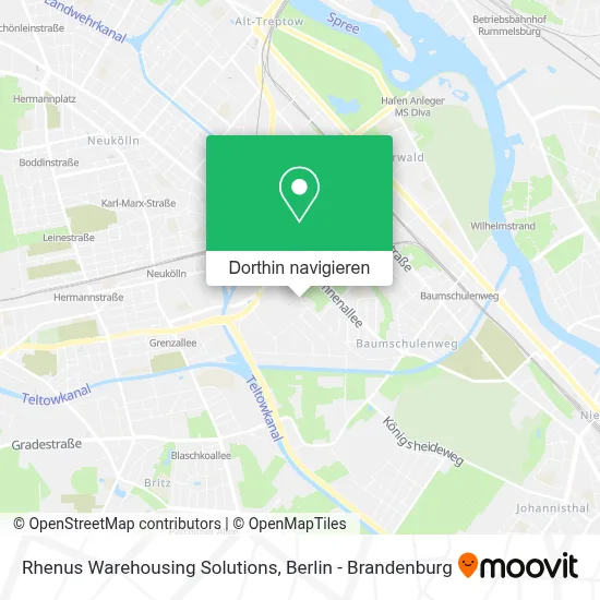 Rhenus Warehousing Solutions Karte