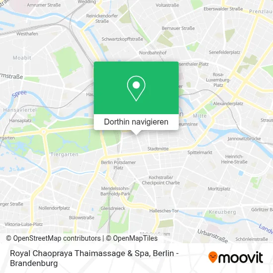 Royal Chaopraya Thaimassage & Spa Karte