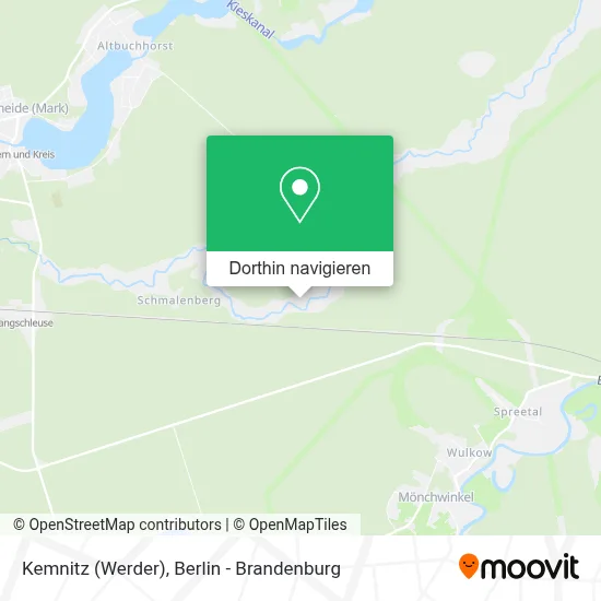Kemnitz (Werder) Karte