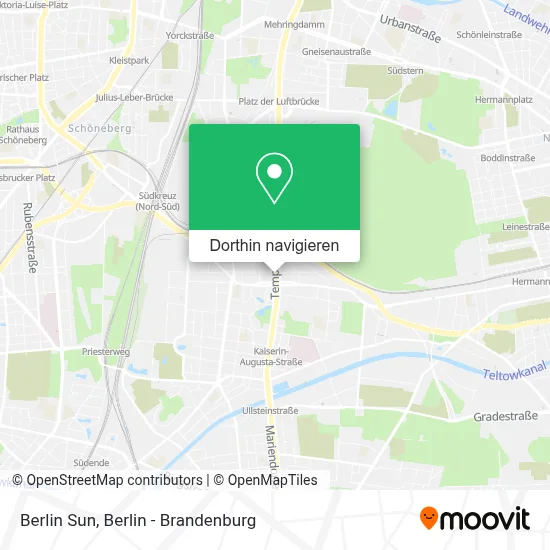 Berlin Sun Karte