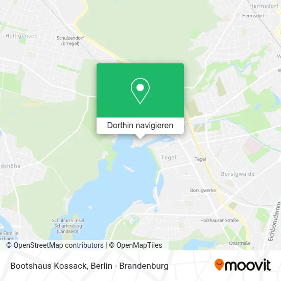 Bootshaus Kossack Karte