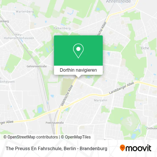 The Preuss En Fahrschule Karte