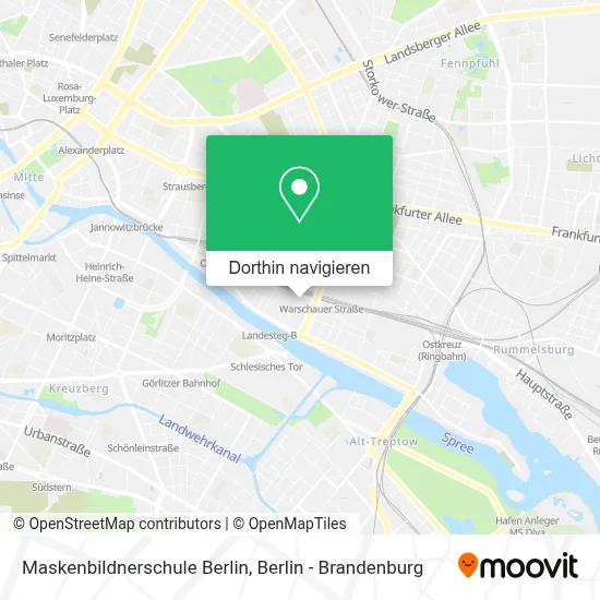 Maskenbildnerschule Berlin Karte